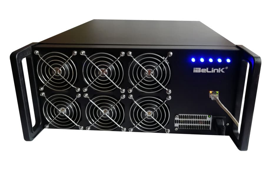 iBeLink DSM6T – air-cooled Blake256 ASIC miner