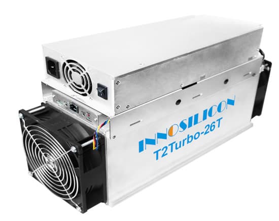 Innosilicon T2T 26Th/s – air-cooled Bitcoin ASIC miner