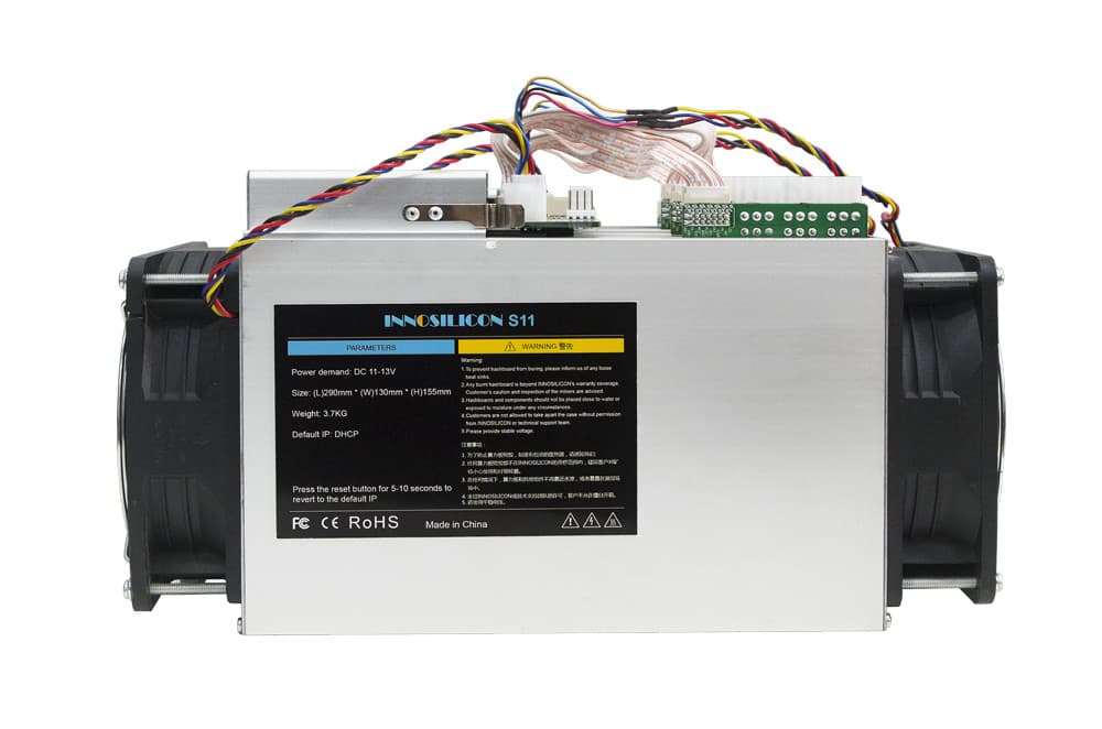 Innosilicon S11 SiaMaster – air-cooled Blake2b ASIC miner