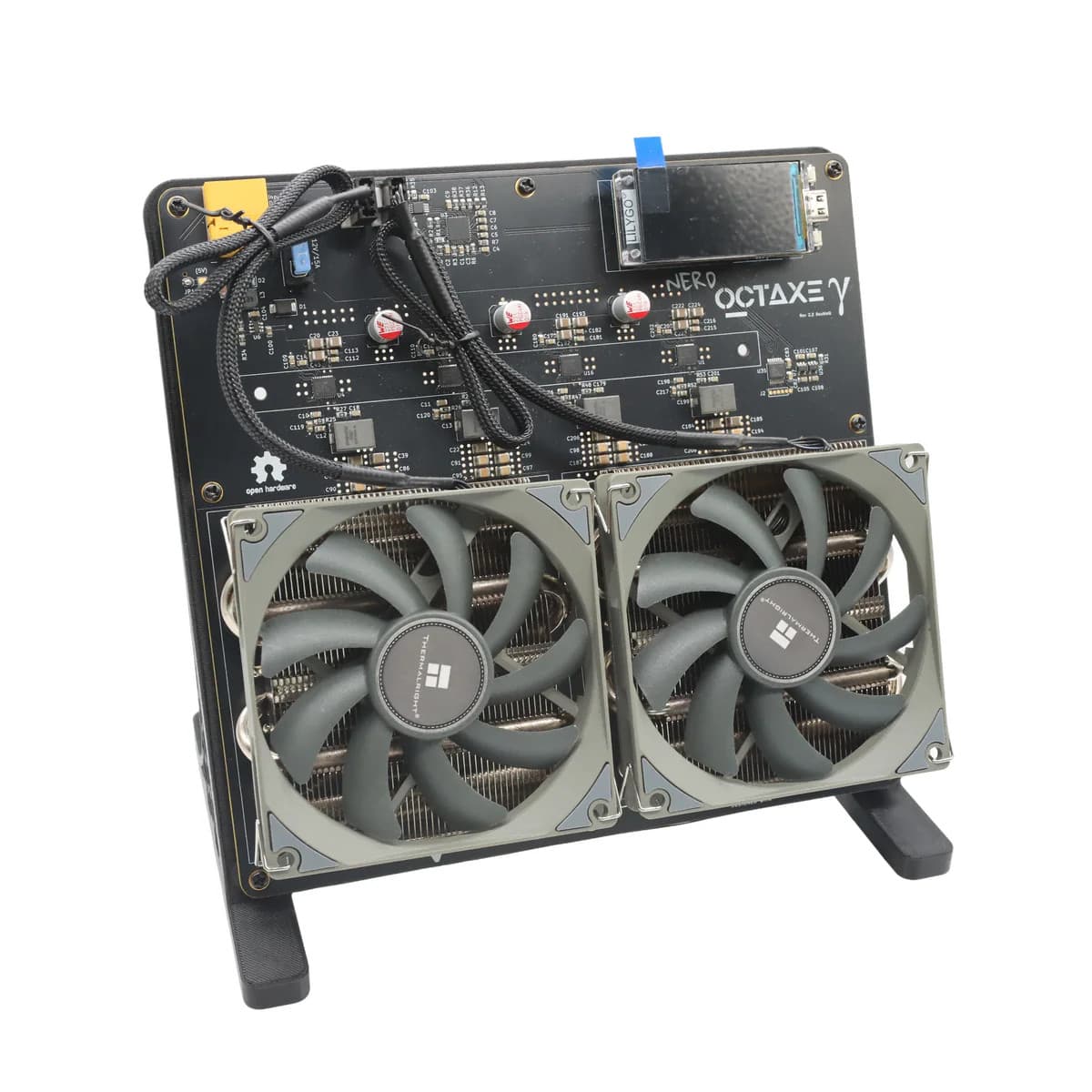 NerdMiner NerdOCTAxe 9.6T – air-cooled Bitcoin ASIC miner