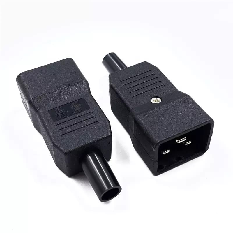 16A/250V IEC320 C20 Rewireable Male Power Connector