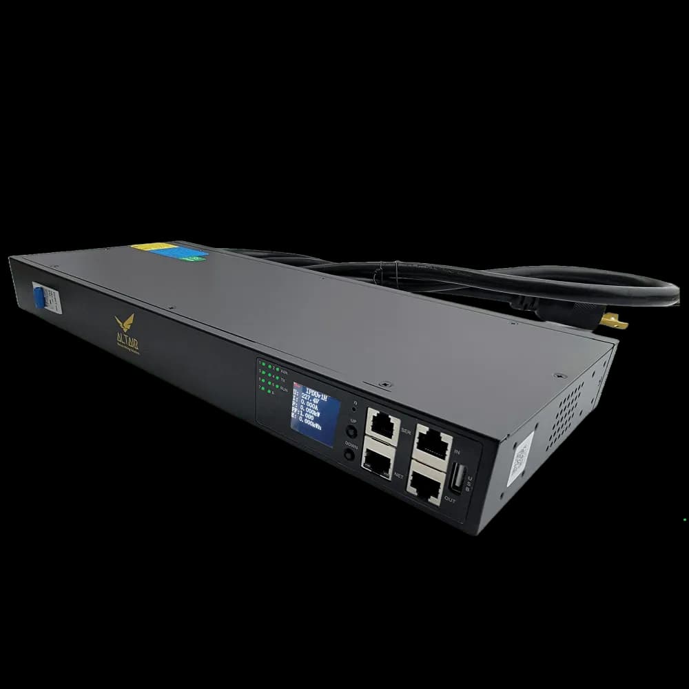 Virgo Smart PDU, 30A, 1U, 240V, 7500W, L6-30P Plug