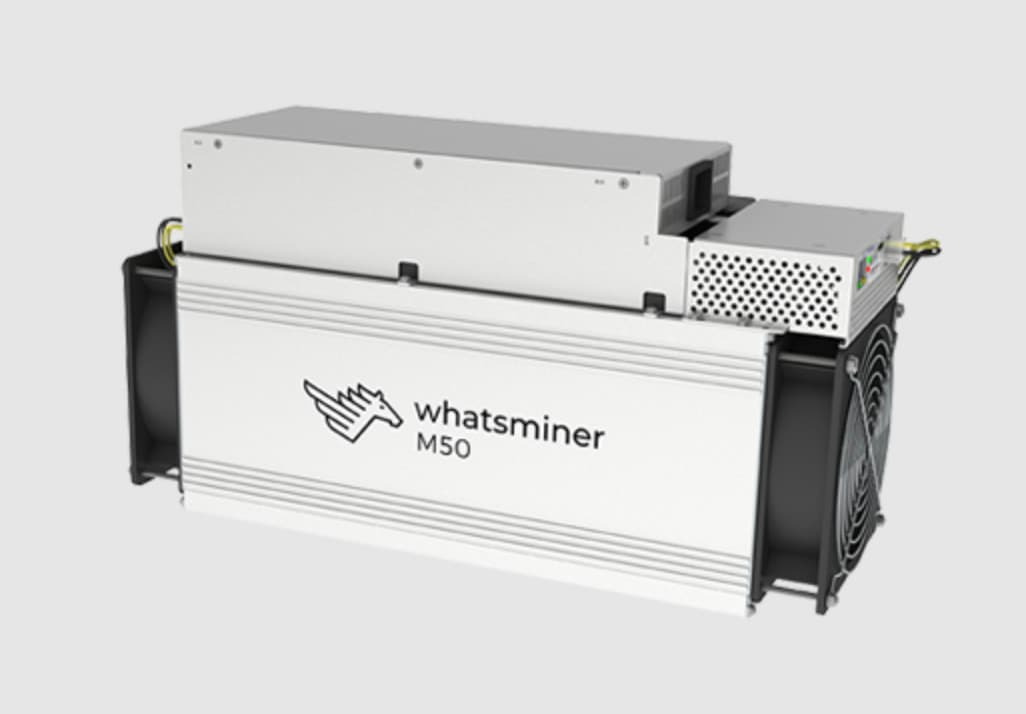 MicroBT Whatsminer M50 114T – air-cooled Bitcoin ASIC miner