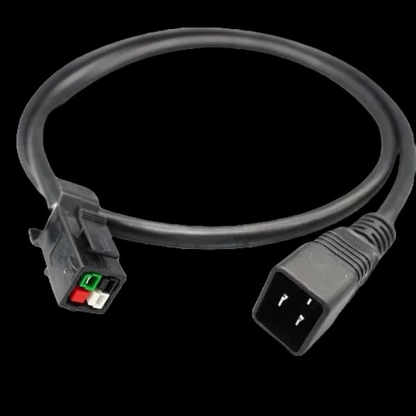 IEC C20 to P13 Heavy Duty Power Cord, 12 AWG, 20A