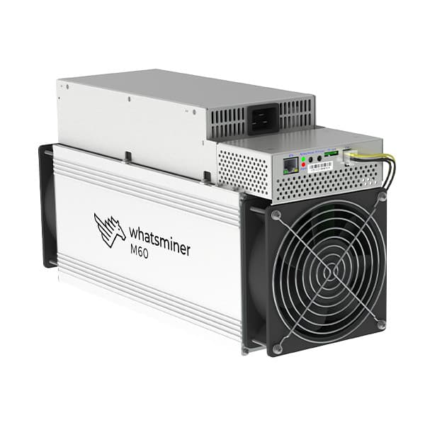 MicroBT WhatsMiner M60S 186T – air-cooled Bitcoin ASIC miner